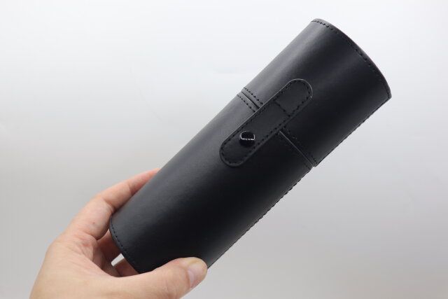 キャンドゥ メイクブラシケースレザー調