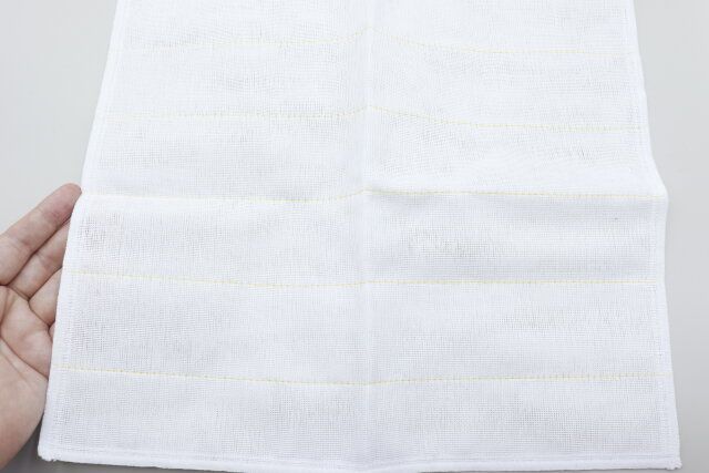 スタンダードプロダクツ かや織りふきん（黄） サイズ