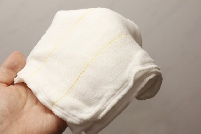 スタンダードプロダクツ かや織りふきん（黄） 柔らかい