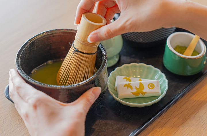 「峠のお抹茶セット」750円