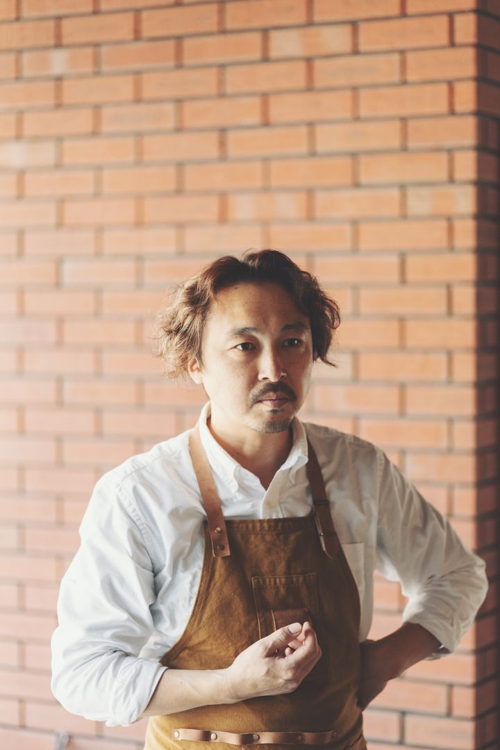 信州・八ヶ岳の自然と出合い、理想とするイタリアンが提供できるようになったと語る臼井憲幸シェフ。