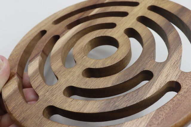 スタンダードプロダクツの木製鍋敷き ラウンド3