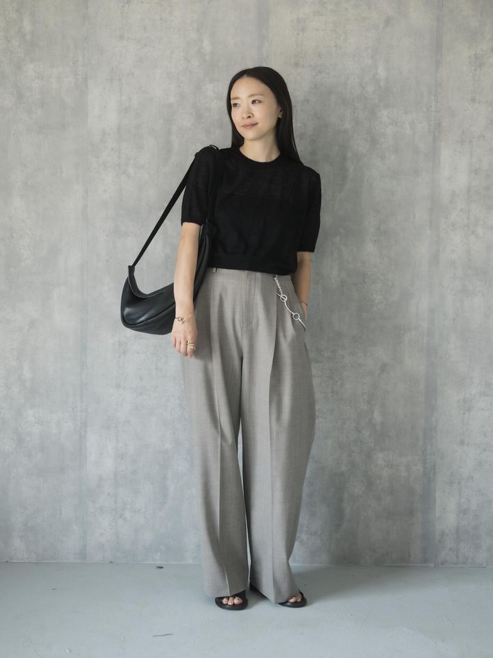 画像: ニット￥17,050、パンツ￥20,900ともに【Wai＋】 その他／本人私物 出典：Wai＋