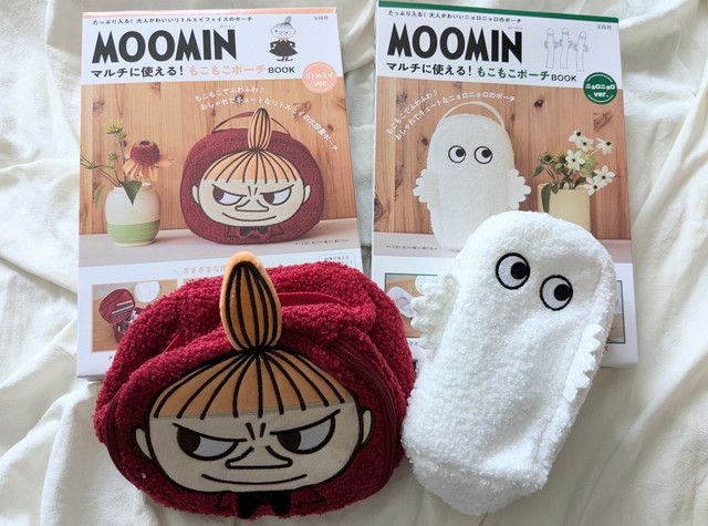 MOOMINマルチに使えるもこもこポーチBOOK