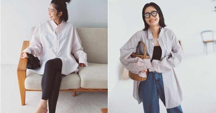 スタイリスト樋口かほりさんの私服のシャツコーデ