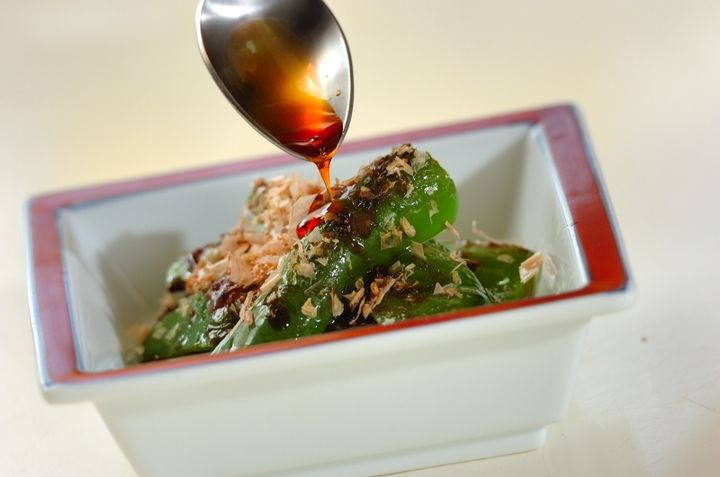 ピーマンのラー油おかか和えの作り方2