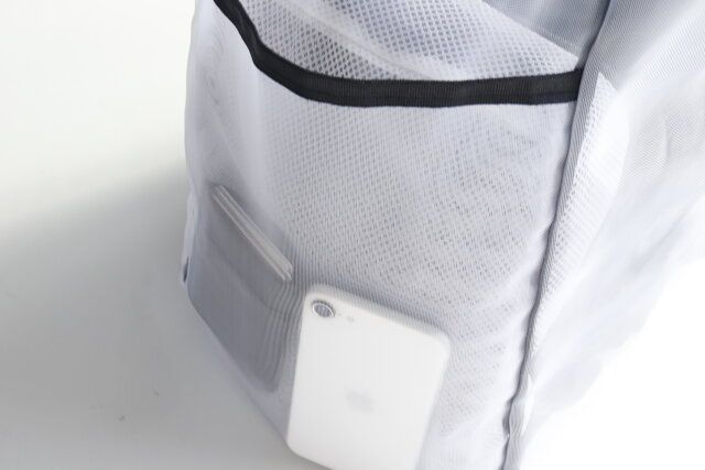 ダイソー 2WAYメッシュトートバッグ ポケット