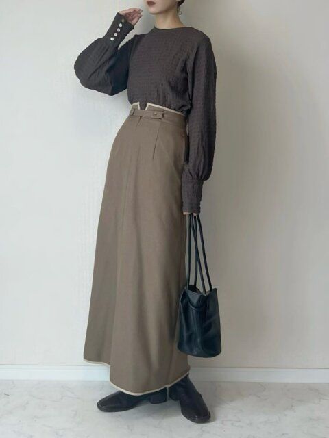 ブラウンコーデ2