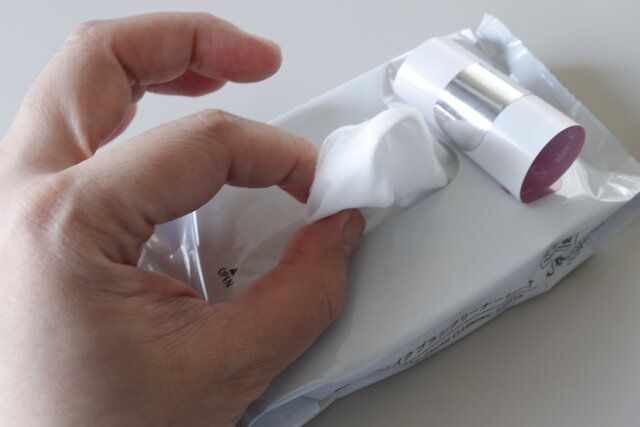 セリアのデイリーケアに使える＆．クリーナーシートクリーナーシート メイクブラシ用 30枚