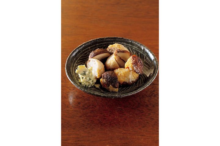 ブルーチーズがアクセントの