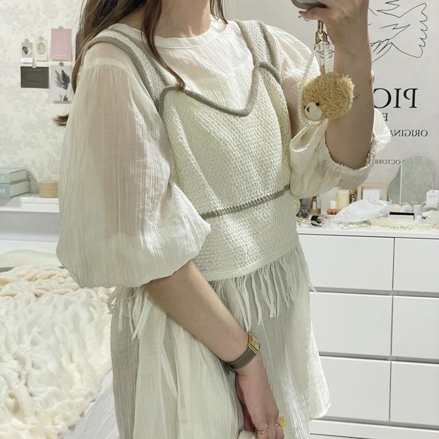 しまむら「ギャザーチュニック」