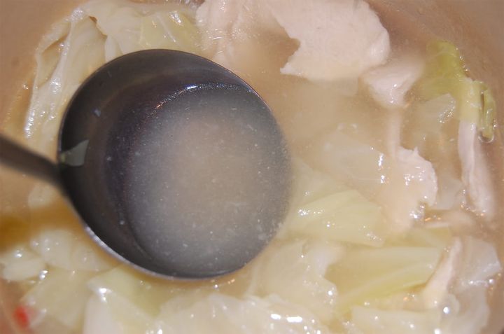 キャベツと鶏肉