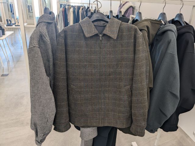 コージーメルトンジップアップブルゾン