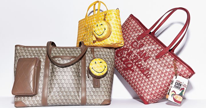 アニヤハインドマーチのI AM A Plastic Bagのサイズ＆色違いのラインナップ