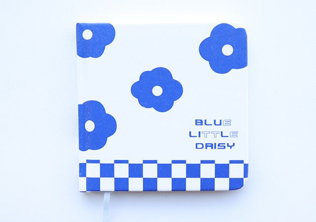 ダイソー スクエアノート 花柄