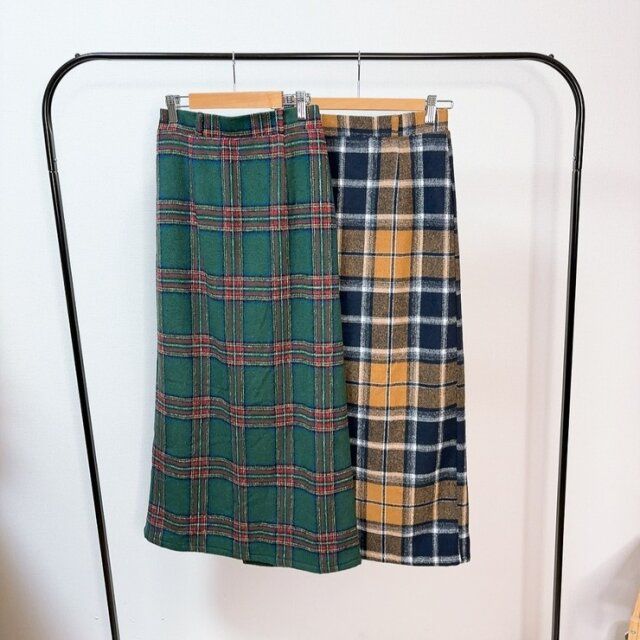 しまむらのチェックナロースカート
