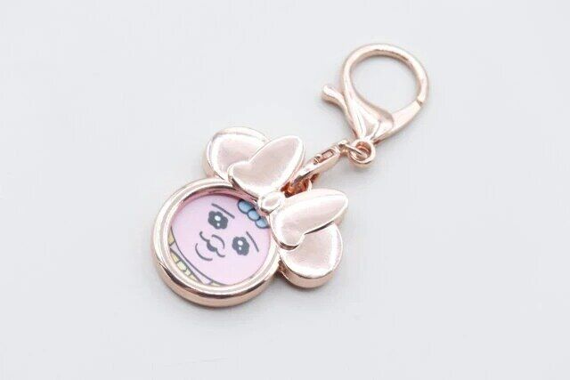 ダイソー フォトキーホルダー（ミッキーアイコン／ミニーアイコン） おぱんちゅうさぎ