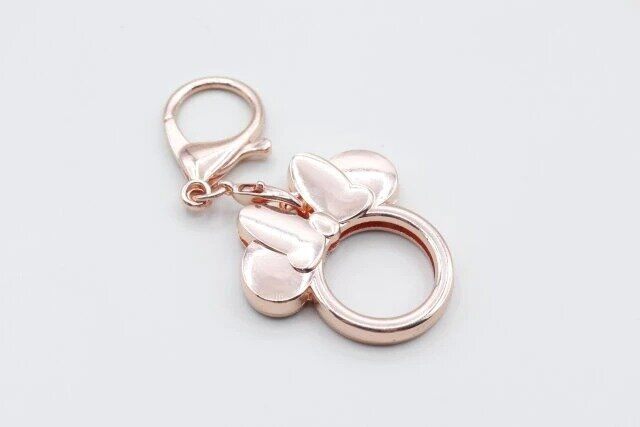 ダイソー フォトキーホルダー（ミッキーアイコン／ミニーアイコン）