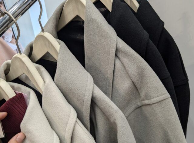 撥水フェイクウールジャケット