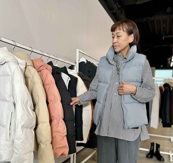 画像: 【GU】ヒートパデッドベスト¥3,990 www.gu-global.com