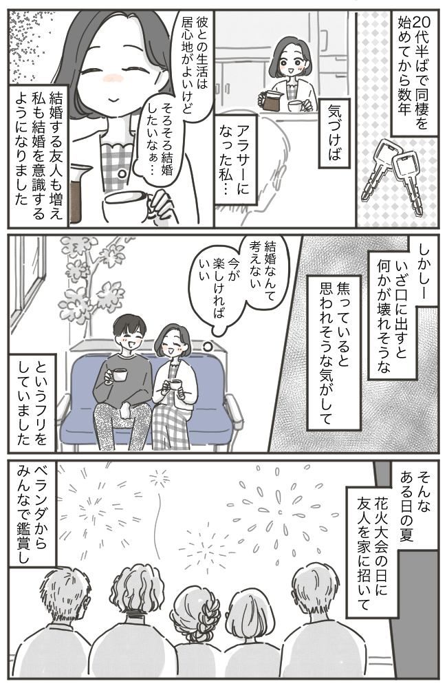 「エッ！？これって…」珍しくホールケーキを買ってきた彼。プレートには驚きのメッセージが！