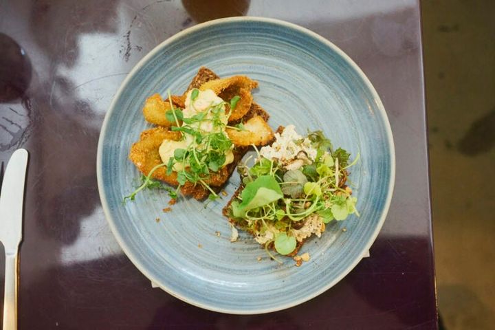 クリスチャンボー城のレストランの料理