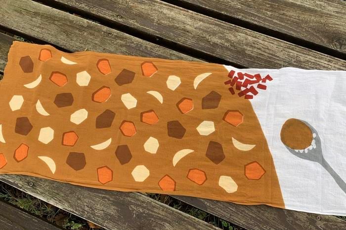 カレーライス手ぬぐい