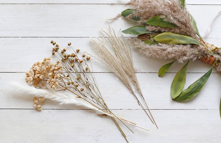 ハロウィンの横長スワッグ