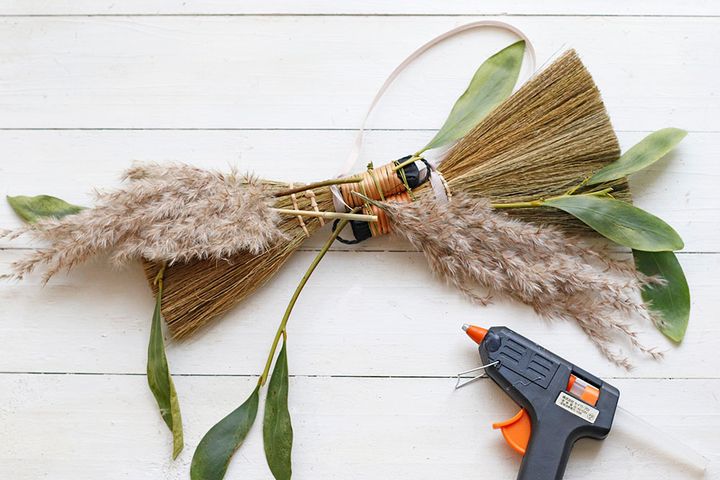 ハロウィンの横長スワッグ