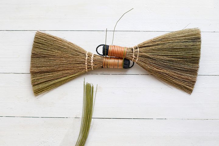 ハロウィンの横長スワッグ