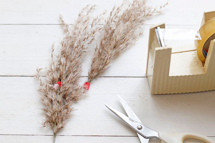 ハロウィンの横長スワッグ