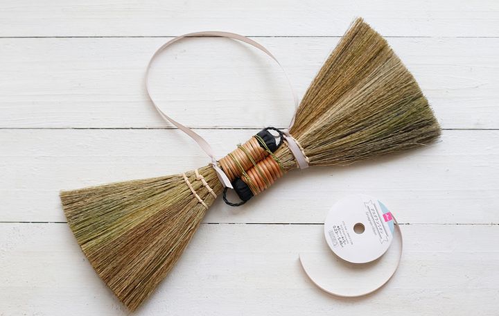 ハロウィンの横長スワッグ