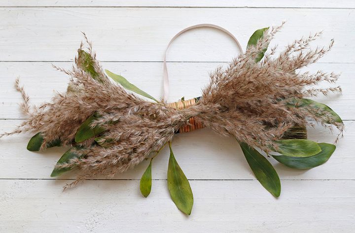 ハロウィンの横長スワッグ