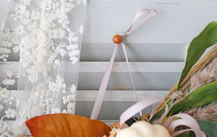 ハロウィンの横長スワッグ