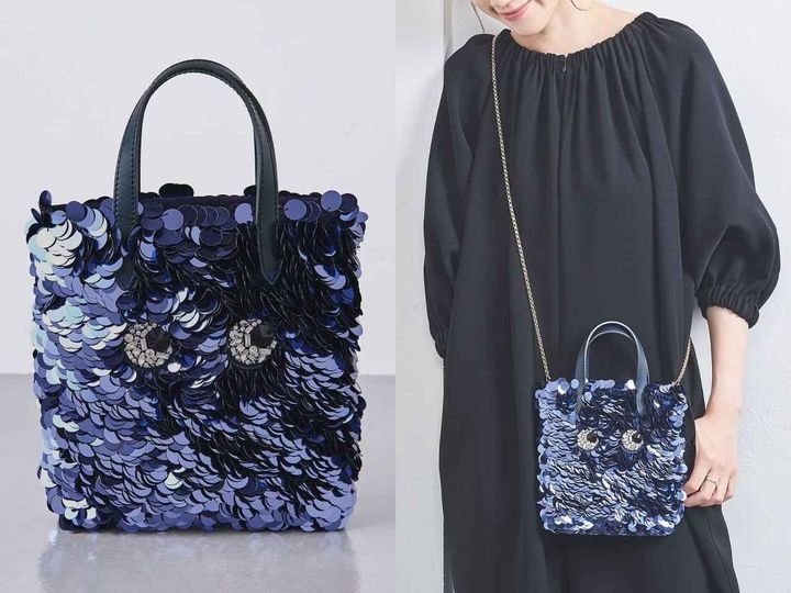 画像: 「【別注】＜ANYA HINDMARCH＞EYES トートバッグ」[縦19✕横17✕マチ3.5cm]￥170,500 出典：ユナイテッドアローズ