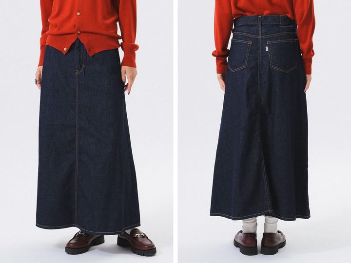 画像: 「デニム 5ポケット マキシスカート」￥14,080 出典：ビームス ボーイ