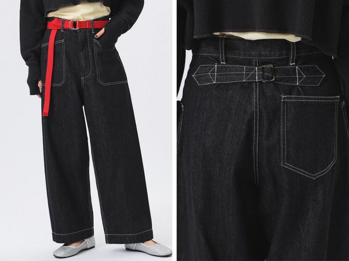 画像: 「デニム シンチバック パンツ」￥17,380 出典：ビームス ボーイ