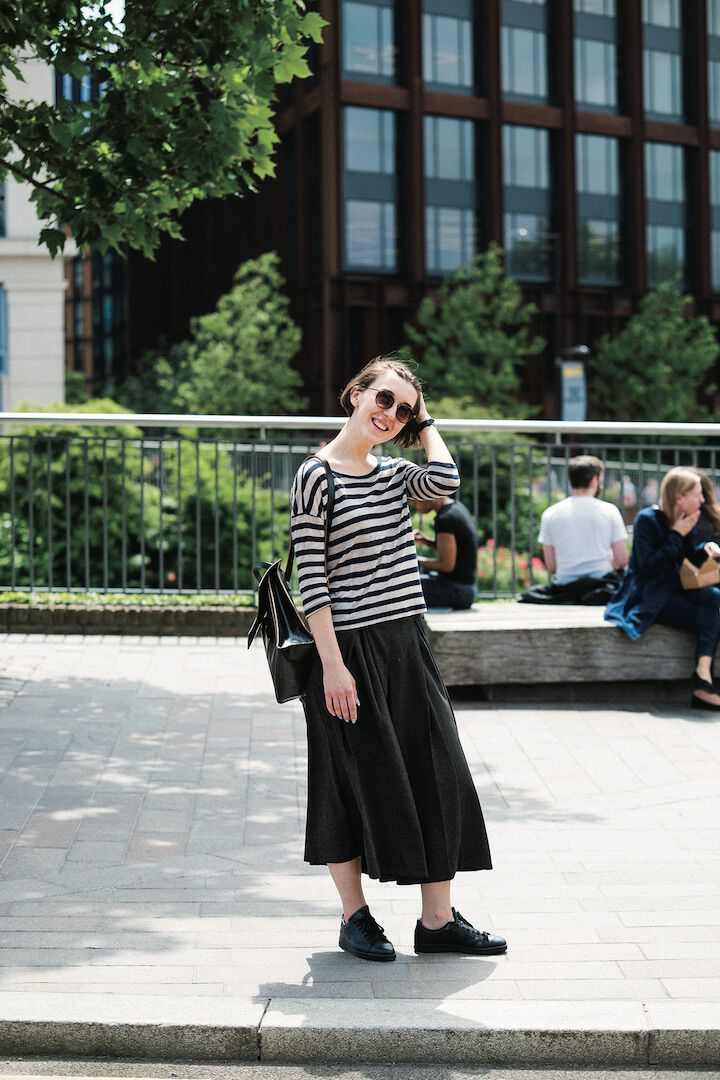 秋本番コーデはボーダーや秋らしい色合いが人気【ロンドンガールの一週間コーデ】