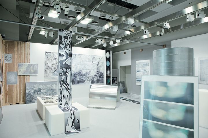 『上西祐理 Now Printing』展示風景