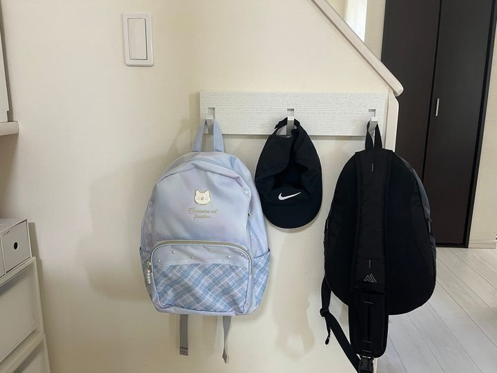 無印良品 壁に付けられる家具3連ハンガー