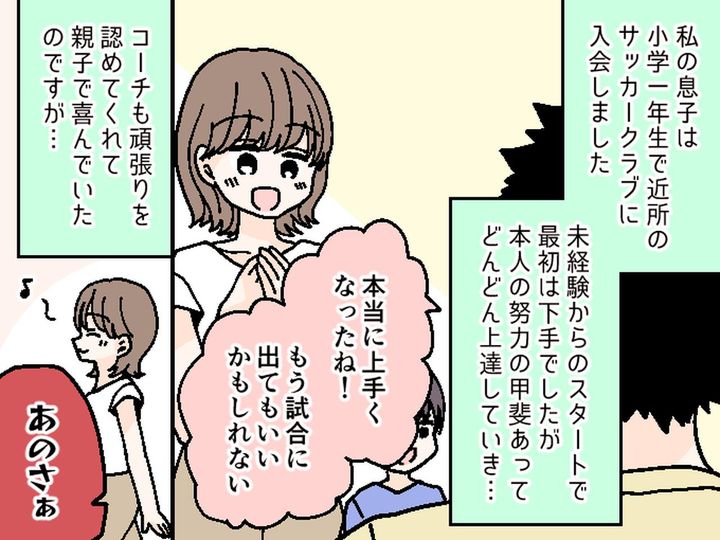 画像1: サッカー初心者の息子