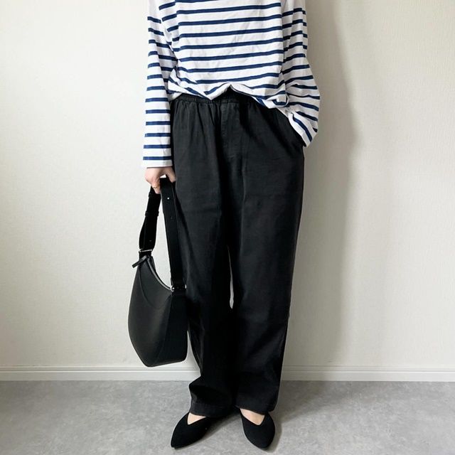 UNIQLO「コットンリラックスアンクルパンツ」