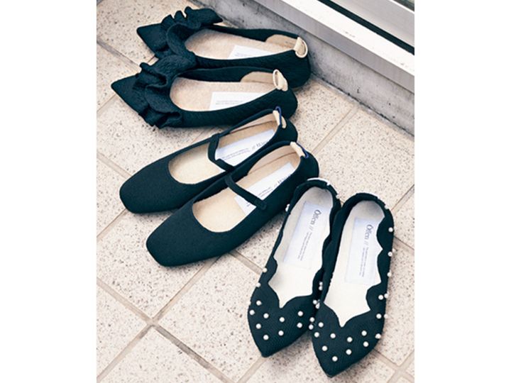 洗えると人気のオッフェンのフラットシューズ３点