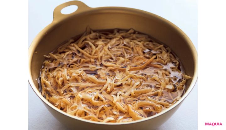 長谷川あかりさんの整う乾物レシピ。ザクザク食感がたまらない「切干大根とアミえびの春巻き」_4