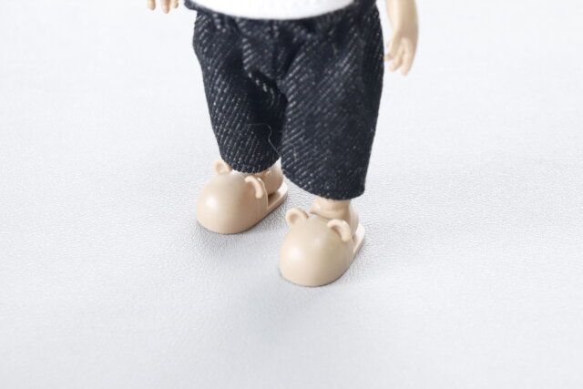 セリア ドールシューズ アニマルスリッパ 使用例