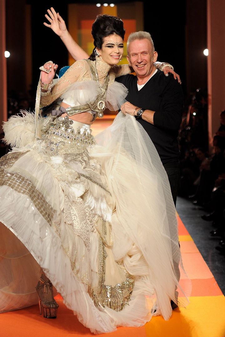 ジャンポール・ゴルチエ 2013年春夏オートクチュールコレクションより。