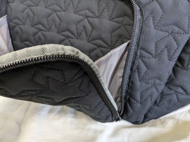 星柄キルティングバッグフロントポケット