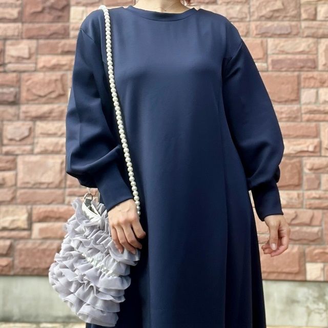 しまむら「フリルパールショルダーバッグ」