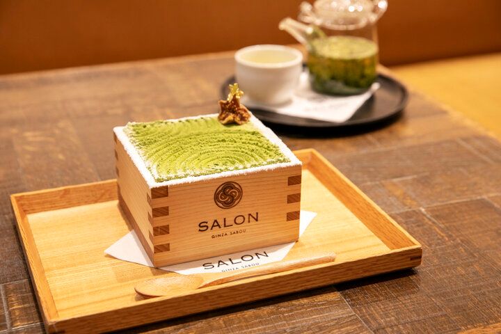 抹茶をふんだんに取り入れた和スイーツと和定食ランチが人気 ♪/銀座「SALON GINZA SABOU」