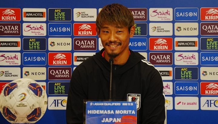 日本代表MF守田英正がオーストラリア戦に向けて「チーム力はいまが1番だと思います」と4連勝に自信を見せる